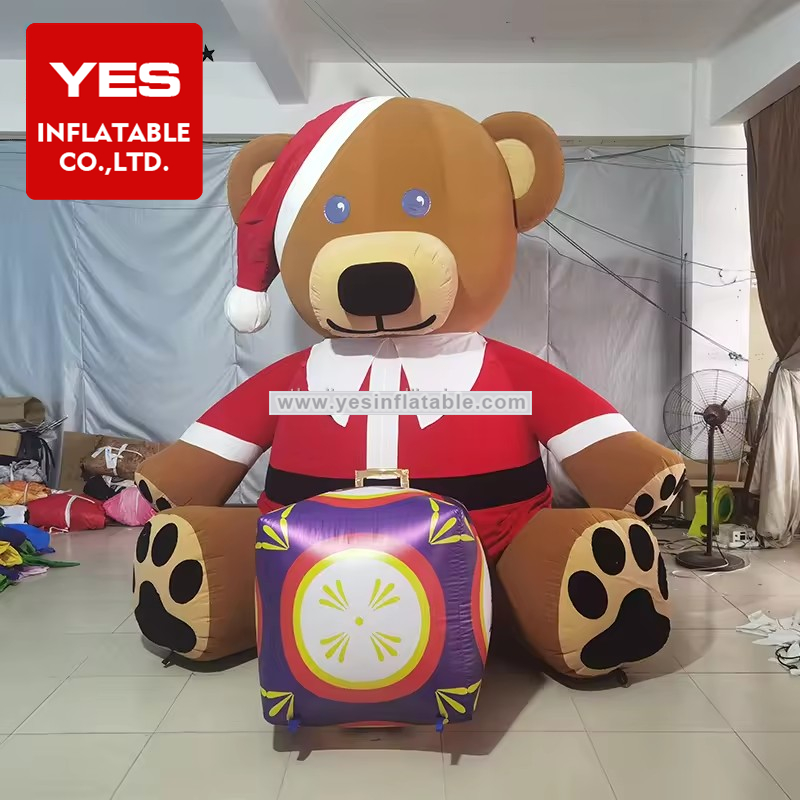 Giant inflatable Christmas decorations, outdoor inflatable Christmas bears