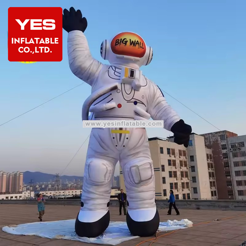 Giant Inflatable Cartoon Astronaut Model Space Theme Led Festival Inflatable Spaceman