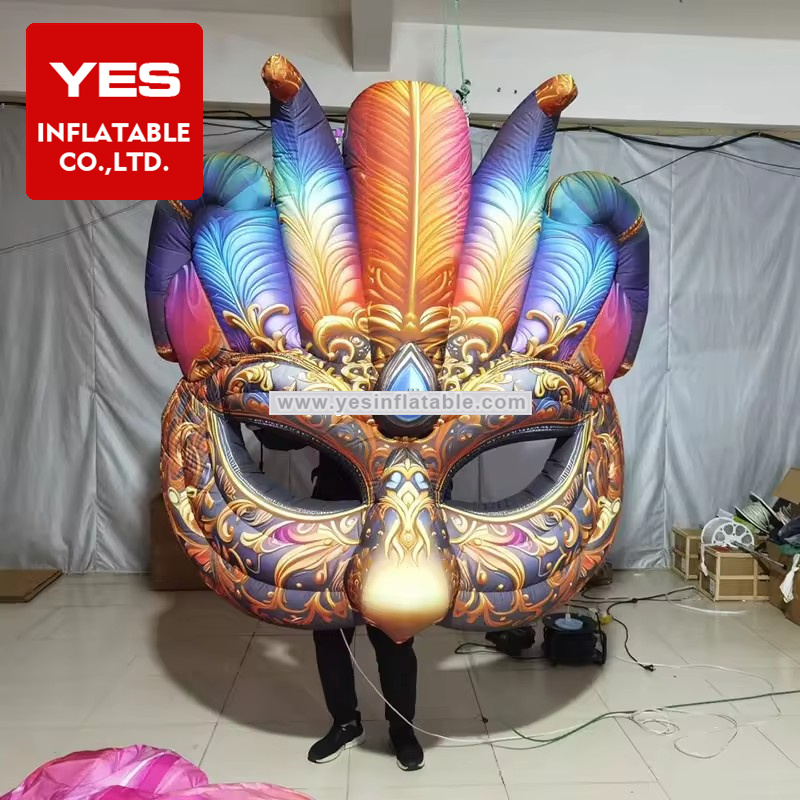 High Quality Dance Party Decoration Inflatable Mask