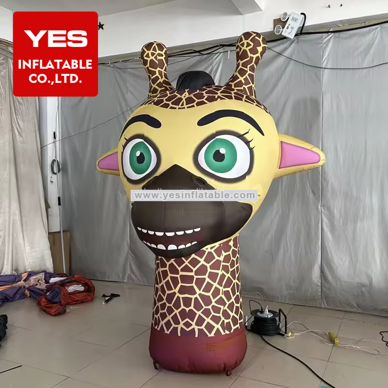 Hot Sale Inflatable Advertising Model Inflatable Giraffe Head