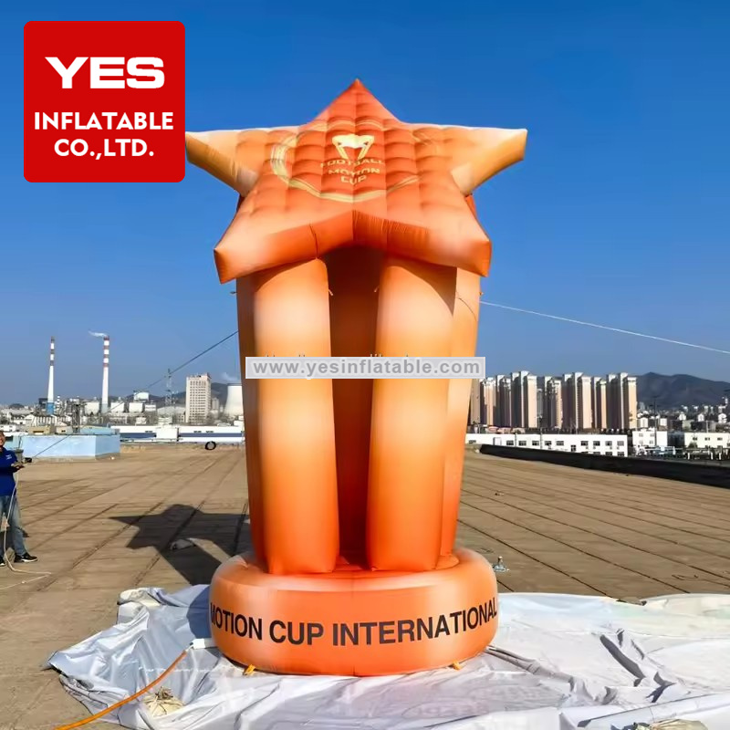 Customized Inflatable Advertising Model Inflatable Star Trophy