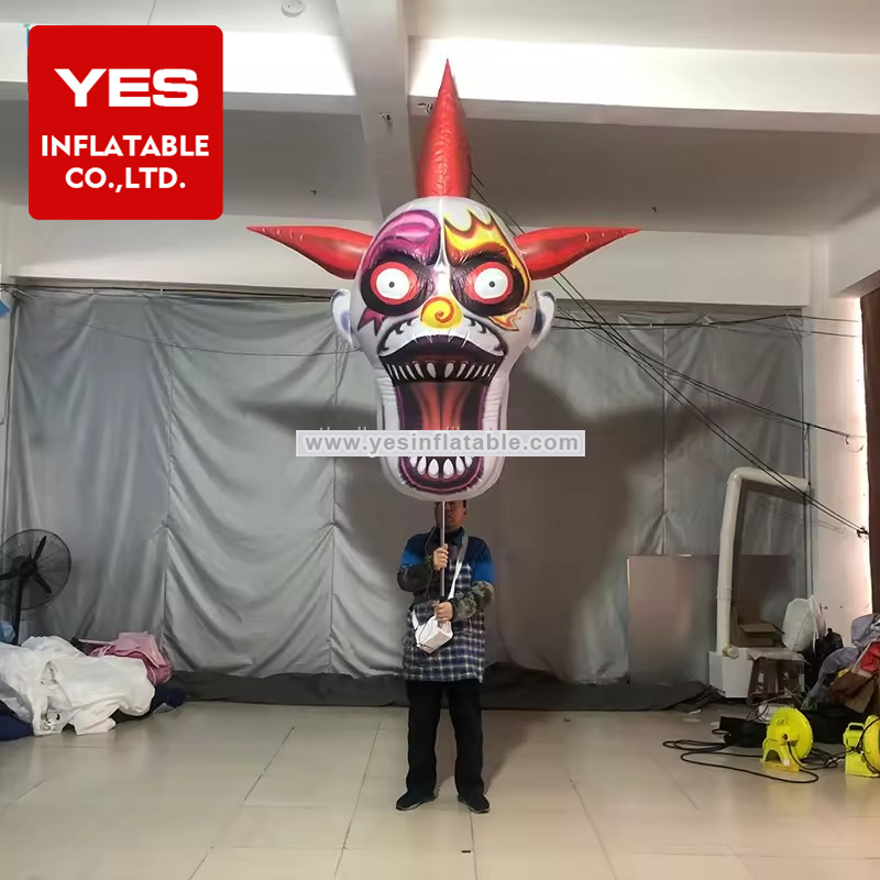 Halloween Inflatable Parade Costume Inflatable Monster Head Costume