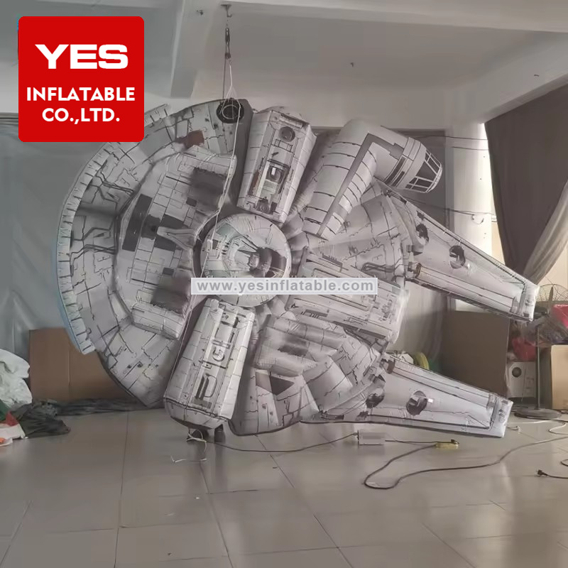 Customized Giant inflatable Space Shuttle rocket Spaceship Inflatable Millennium Falcon