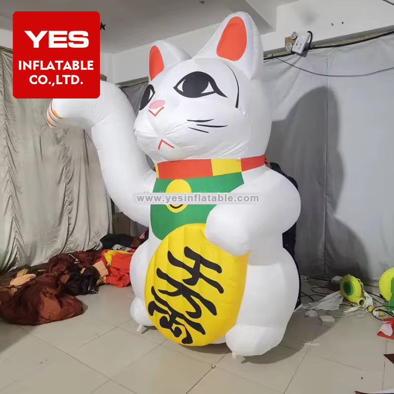 outdoor promotion Inflatable Fortune Animals Model Giant inflatable japanese lucky cats