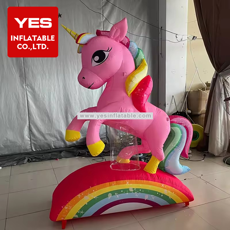 Children Party Decoration Inflatable Animal Model Inflatable Unicorn Inflatable Pony