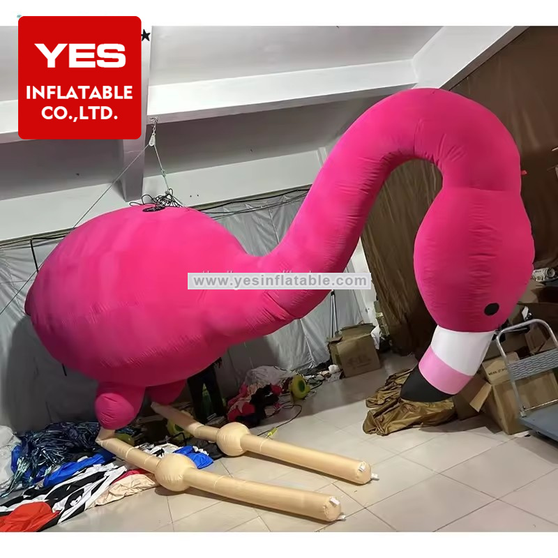 Beauty Inflatable Animal Model Inflatable Flamingo For Display