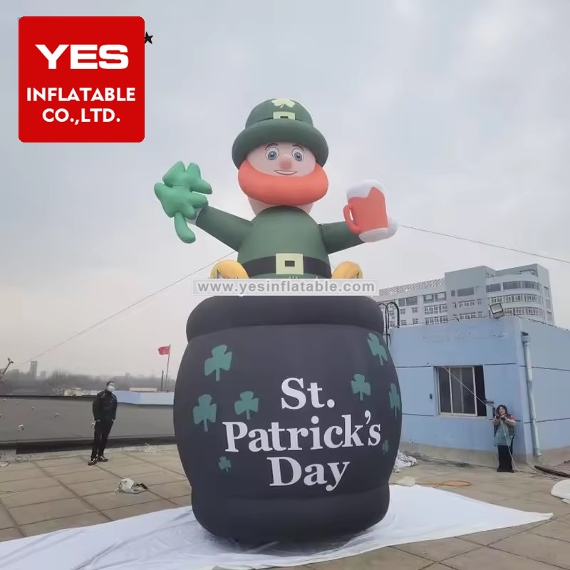 Customized Inflatable Cartoon Charater Giant Inflatable St. Patrick’S Day Mascot