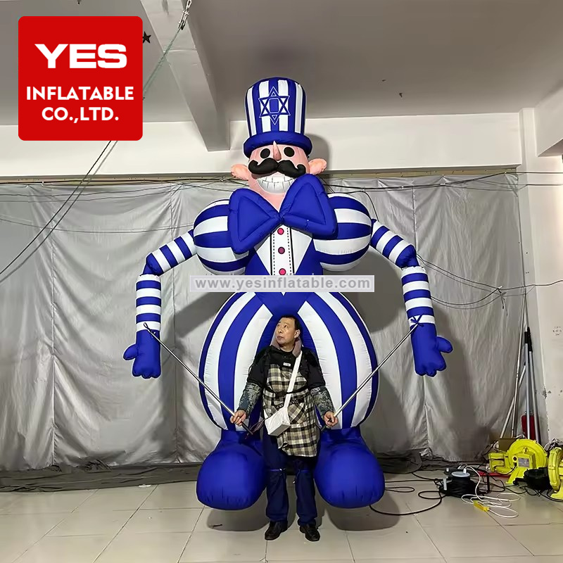 Customized Inflatable Parade Puppet Costume Inflatable Clown Costume