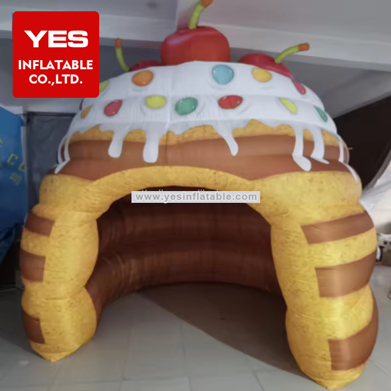 Best Design Inflatable Dessert Tent Inflatable Cake Tent With Led Light