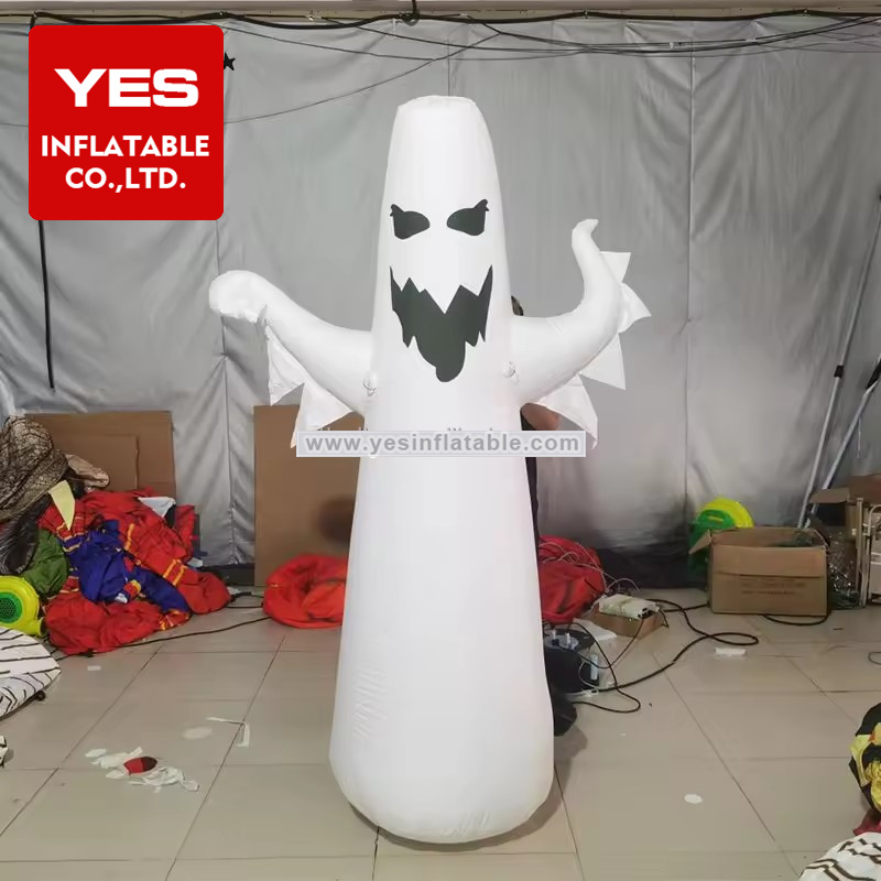 Halloween Ornament Inflatables Flame Ghost Inflatable Outdoor Decorations Yard Garden Party Decorations