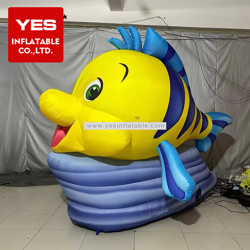 Large Inflatable Fish Balloon Marine Animal Model Inflatable Tropical Fish