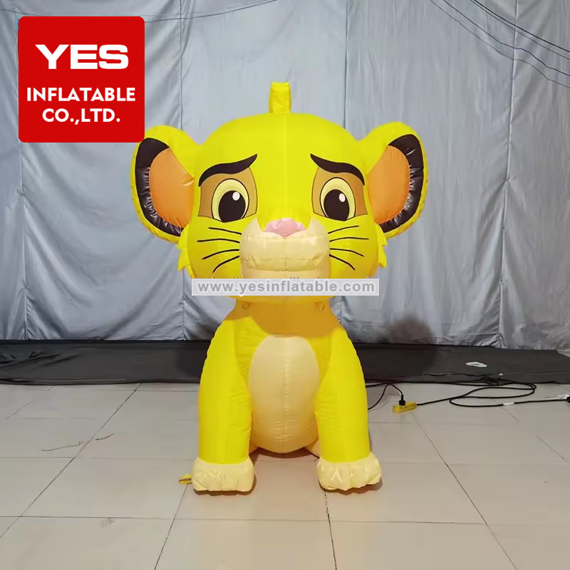 Cute Inflatable Cartoon Animals Model Inflatable Lion Balloon