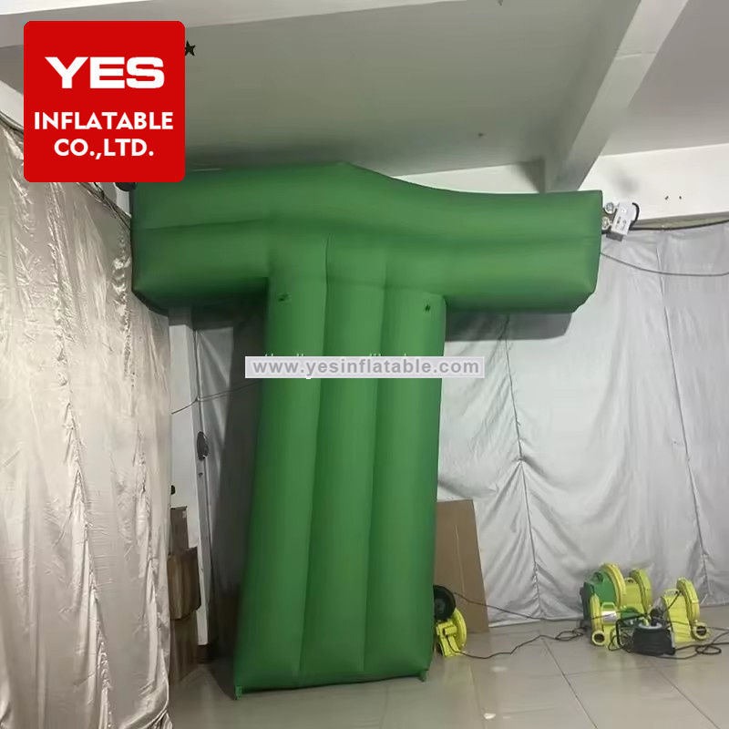 Customized Inflatable Advertising Sign Inflatable Green Logo