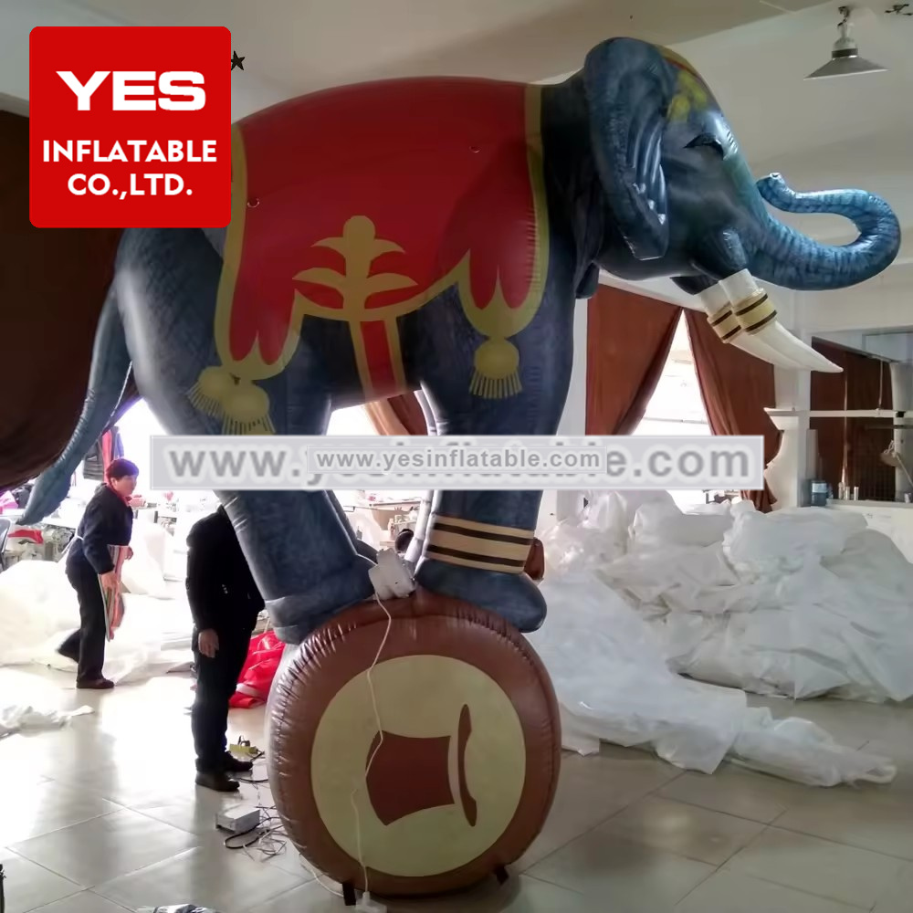 Customized Outdoor Realistic Advertising Inflatable Giant PVC Inflatable Elephant Cartoon