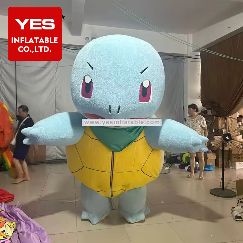 Amusement Park Inflatable Walking Cartoon Inflatable Turtle Costume