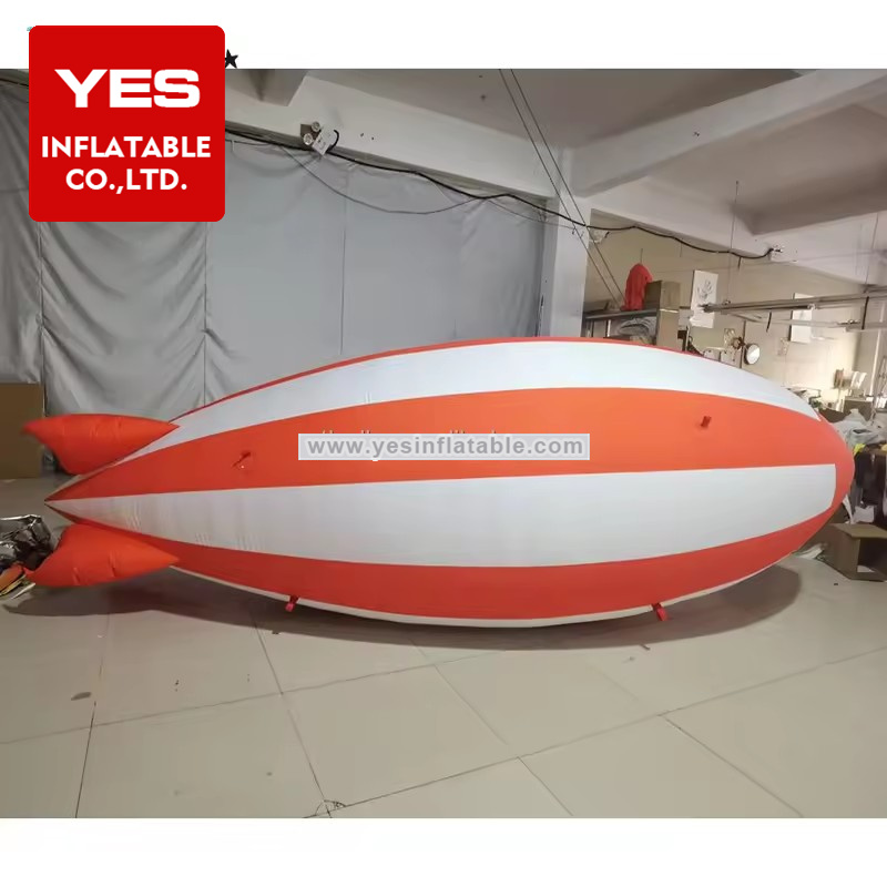 Hot Sale Inflatable Advertising Balloon Red White Inflatable Airship