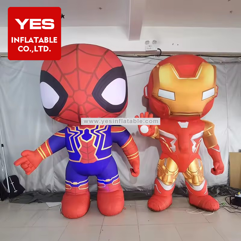 Customized Inflatable Cartoon Charater Model Inflatable Hero For Party