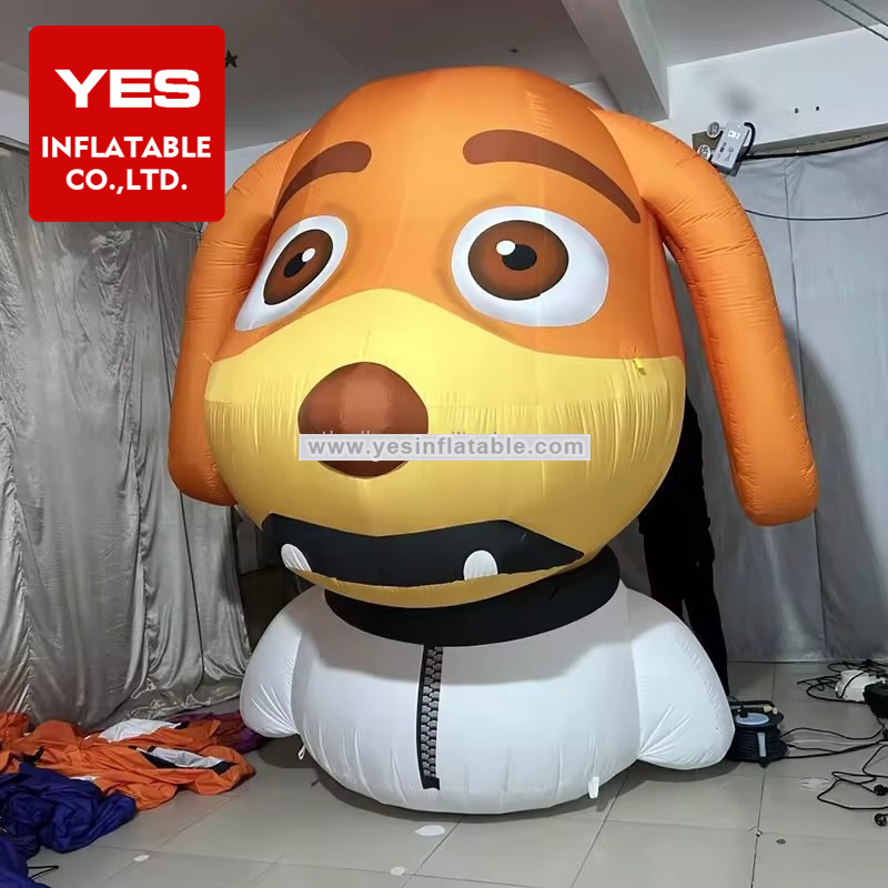 Hot Sale Inflatable Cartoon Animals Model Inflatable Cartoon Dog Head