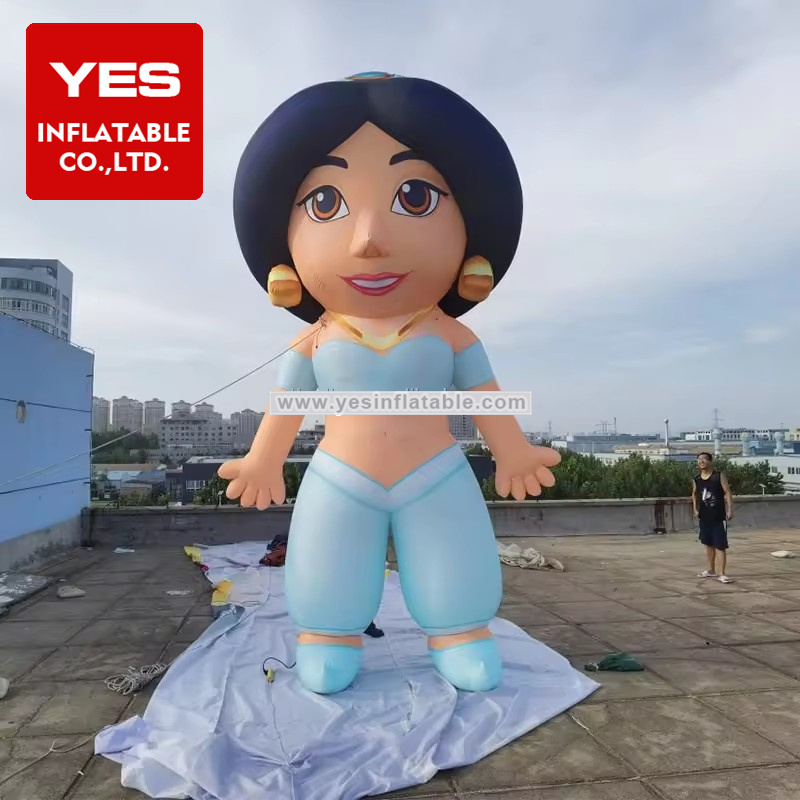 Party Decoration Inflatable Cartoon Princess Character Model Inflatable inflatable mascot girl