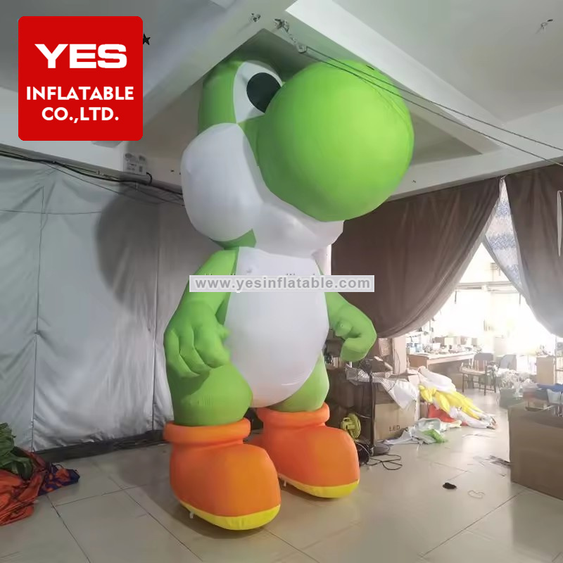 Sitting down giant green inflatable dinosaur custom cartoon movie inflatable dinosaur