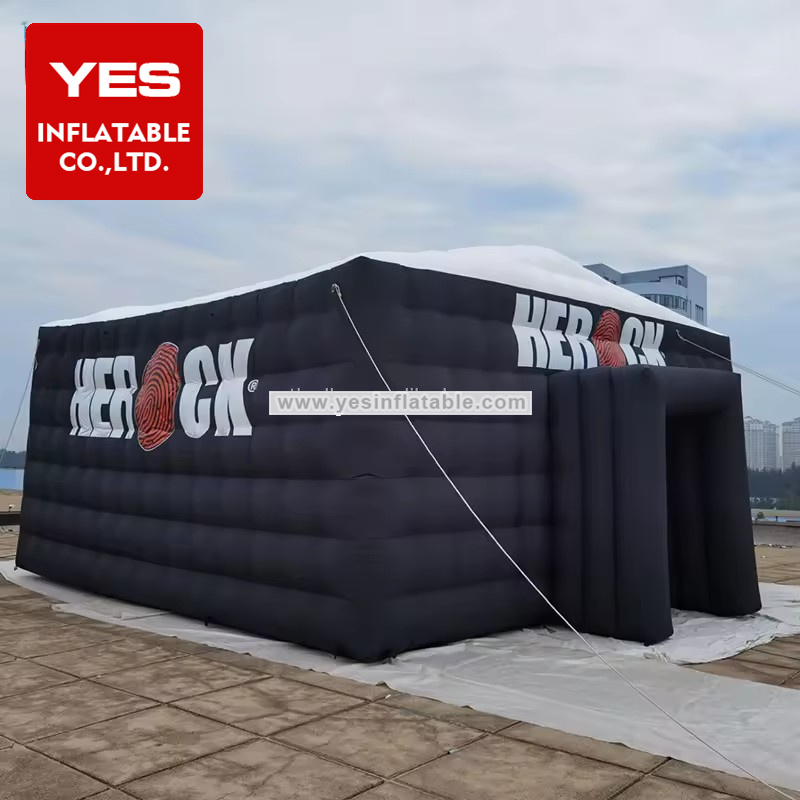 LED inflatable nightclub tent Inflatable Event Tent Cube Square Inflatable Tent