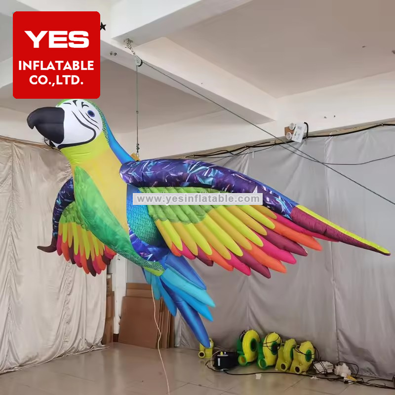 High Quality Inflatable Bird Model Inflatable Parrot For Bird Garden Decoration