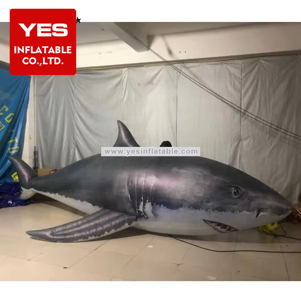 Giant inflatable animal model inflatable shark for outdoor advertising