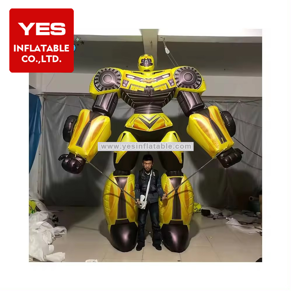 Custom Inflatable Movie Characters inflatable Transformers Robot bumblebee puppet