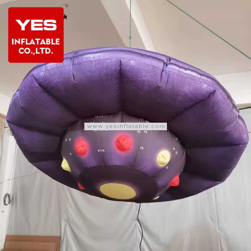 Advertising Hanging Inflatable Ufo For Science Exhibition