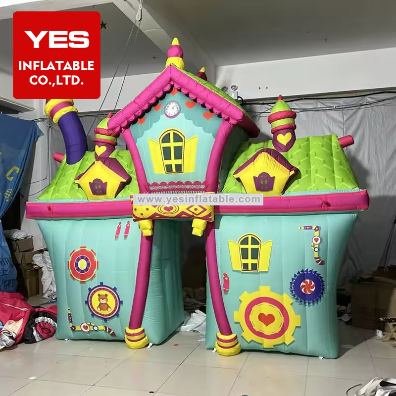 Beautiful Inflatable Cartoon Entrance Inflatable Castle Arch