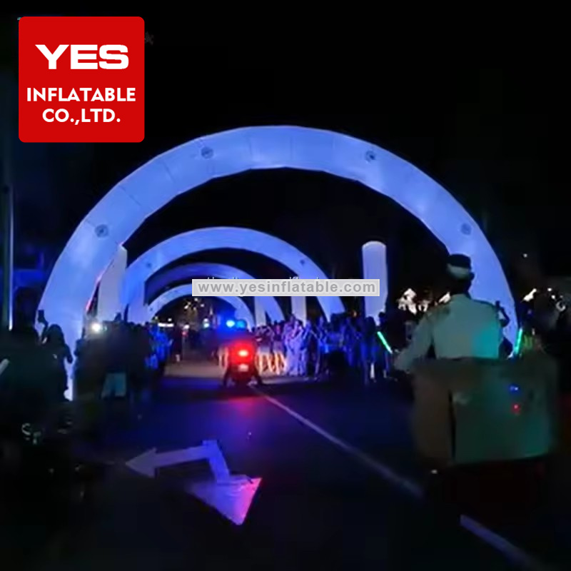 Stage Decoration Inflatable Led Arch For Evening Party