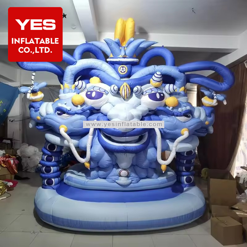 Festival Advertising Event Inflatable Art Decoration For Stage Shopping Mall