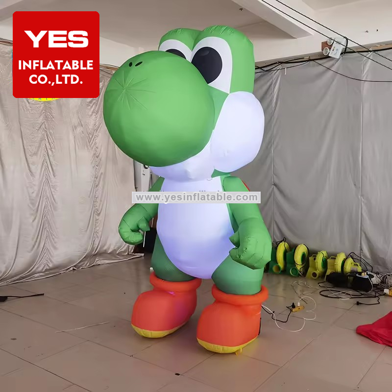 Hot Sale Inflatable Cartoon Animal Model Cute Inflatable Dinosaur For Kid Party Decoration