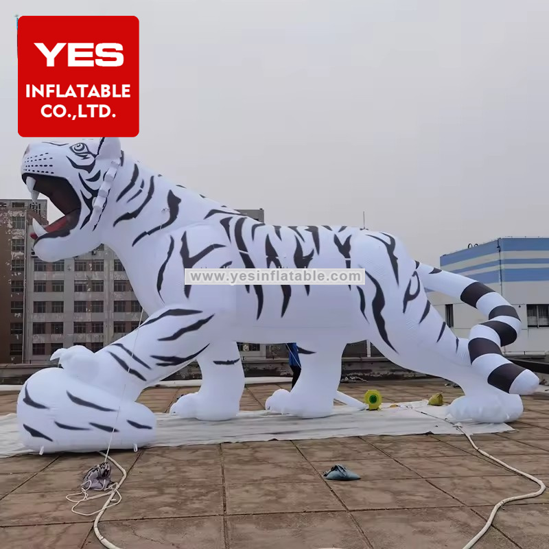 Art Gallery Exhibition Decoration inflatable tiger inflatable white tiger