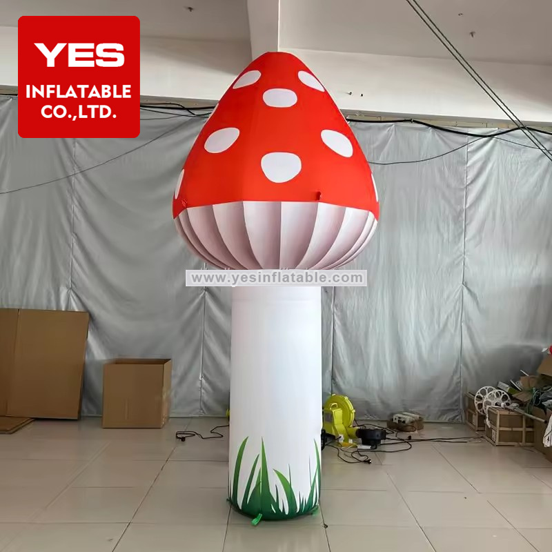 led light stand mushroom balloon led mushroom inflatable for event decor