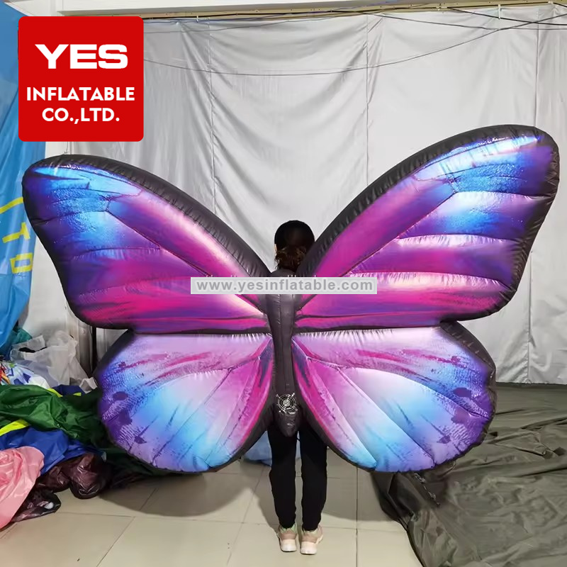 Wholesale custom butterfly wings walking inflatable costumes for adults