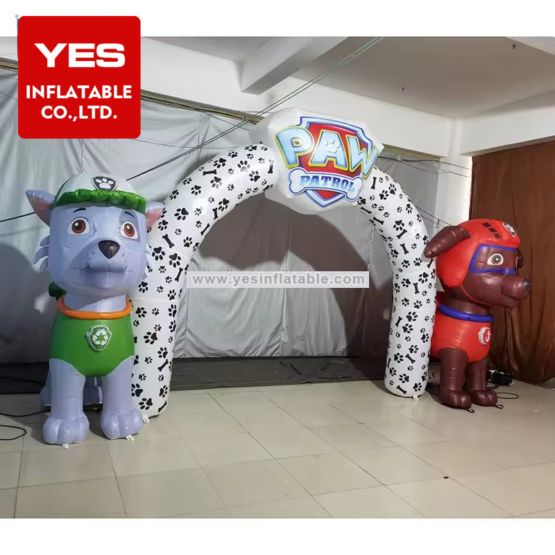 High Quality Inflatable Spot Archway Inflatable Cartoon Dog Arch