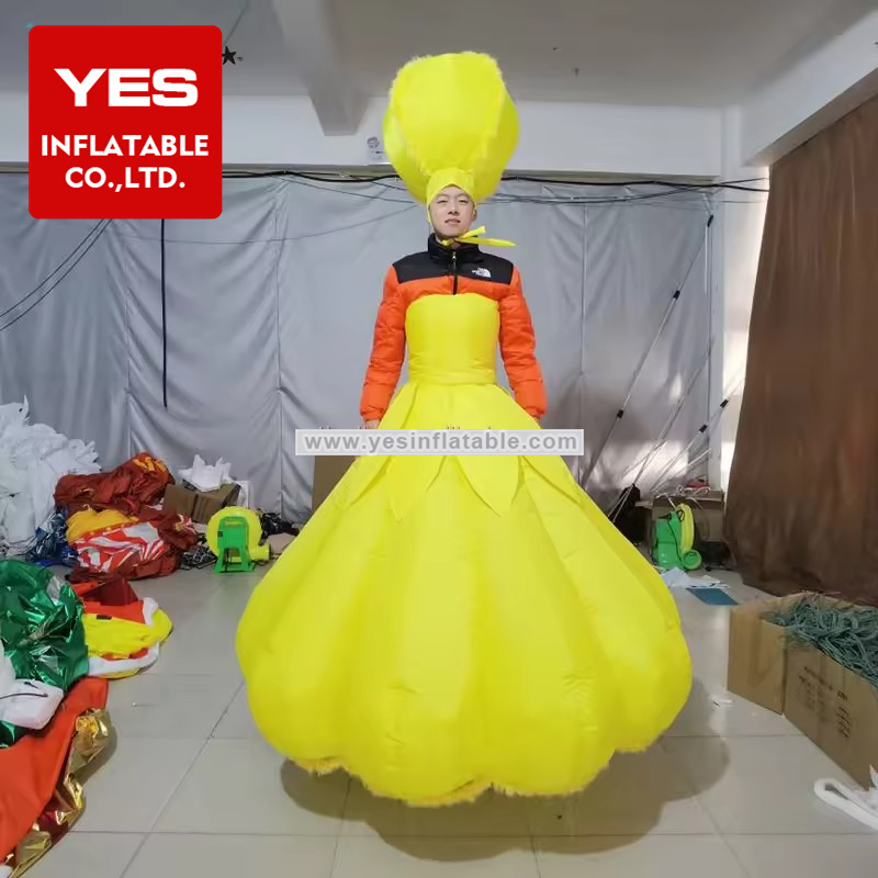 Customized Inflatable Costume Inflatable Princess Dress For Party