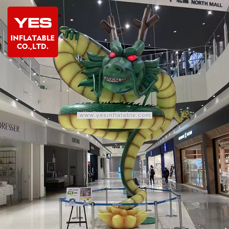 Shopping Mall Decoration Hanging Inflatable Dragon