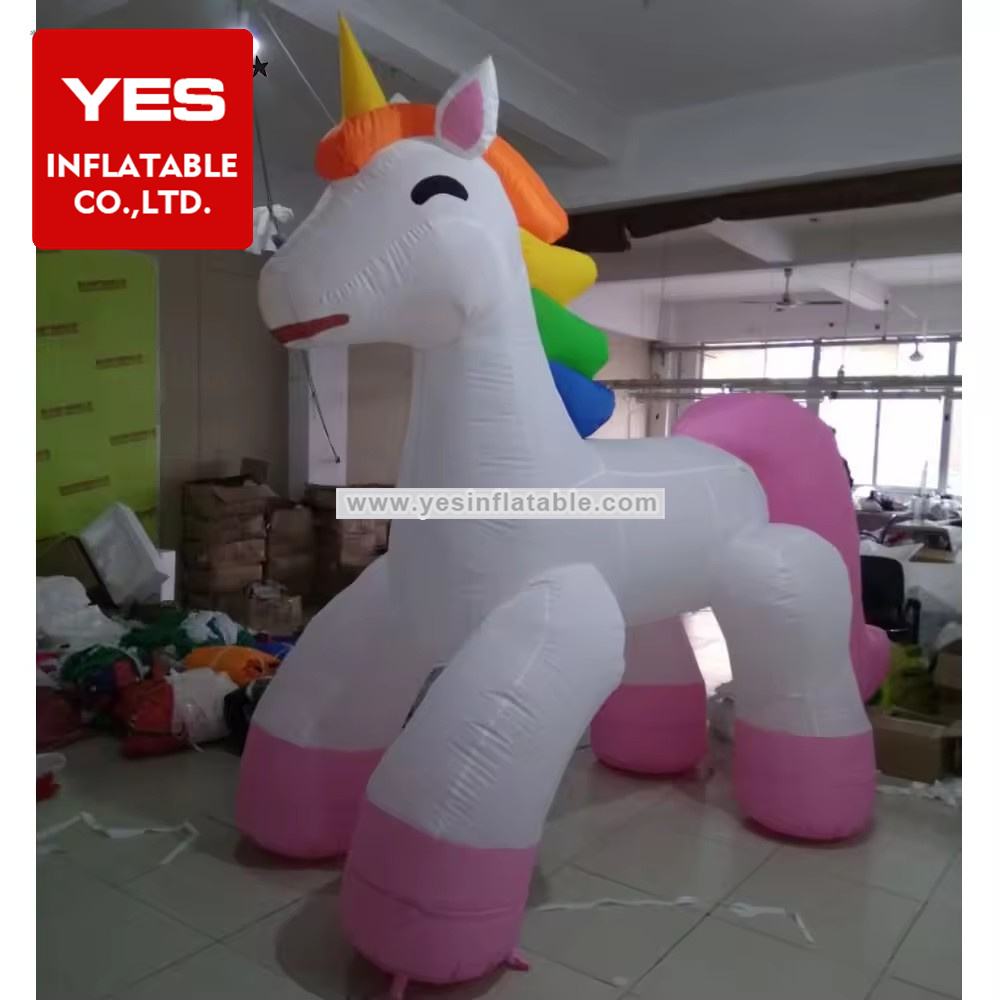 Parade festival decoration inflatable horse unicorn animal