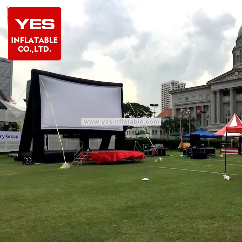 Big Outdoor Movies Inflatable Movie Screen Inflatable Projection Screen