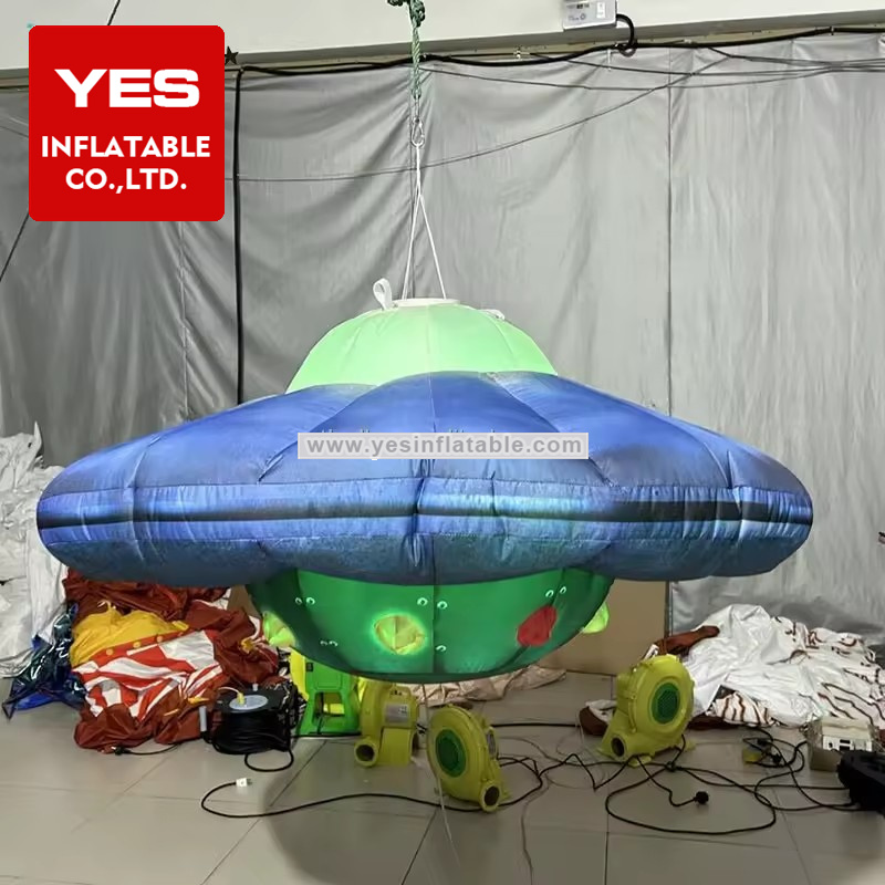 High Quality Inflatable Spaceship Model Hanging Inflatable Space Airship