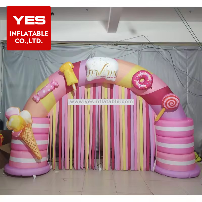 Beautiful Children’S Birthday Decoration Inflatable Candy Arch