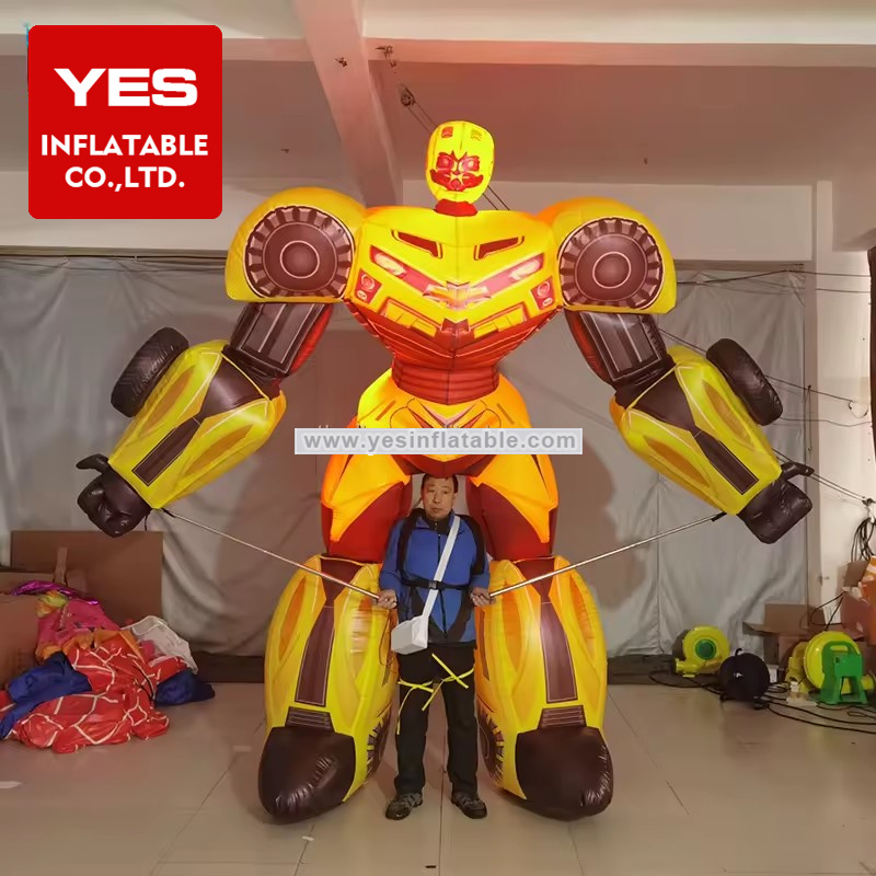 Parade Performance Inflatable Robot Costume Inflatable Puppet Character Costume