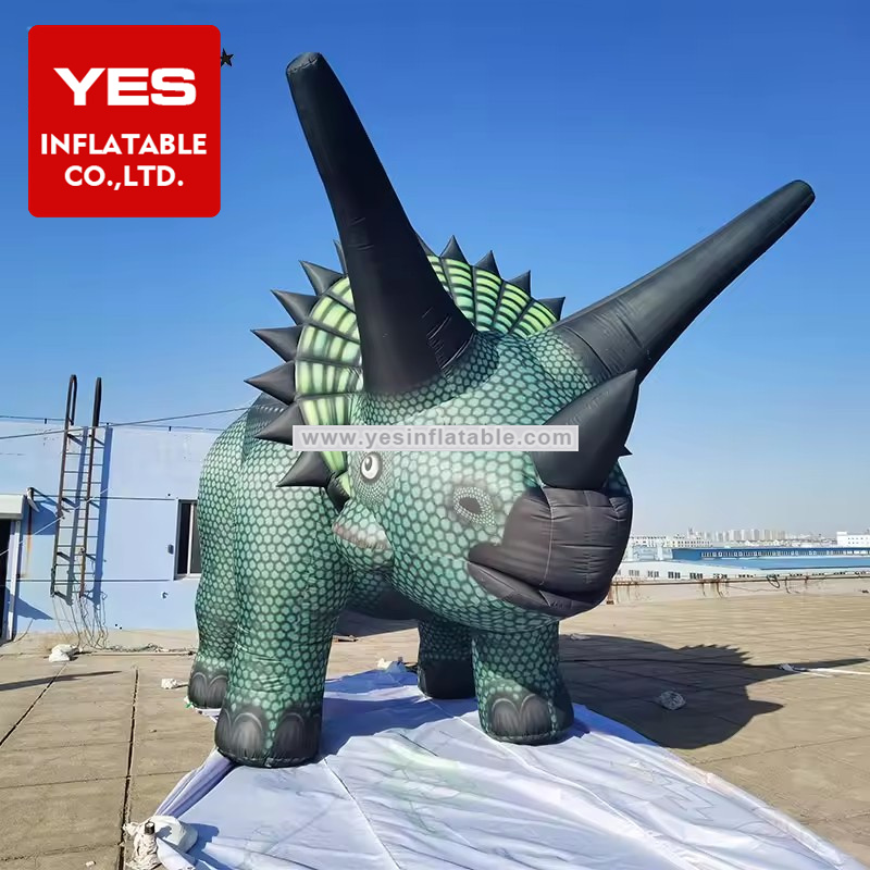 Advertising Giant Custom Inflatable Triceratops Dinosaur