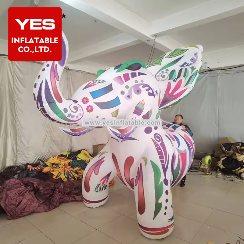 Parade Inflatable Animal Costume Inflatable Elephant Costume With Led Light