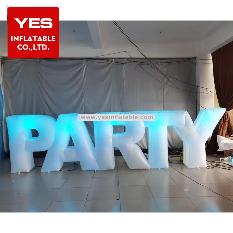 Customization Led Letter Birthday Party Decoration Inflatable English Letters