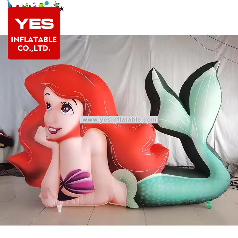 huge inflatable advertising model party little mermaid inflatable