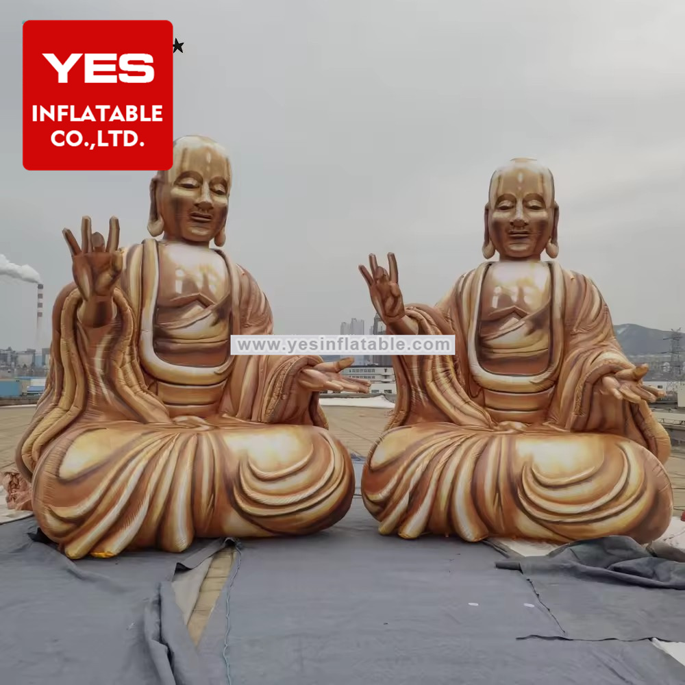 Stage Decoration Festival Celebration Inflatable Big Temple Buddha Model