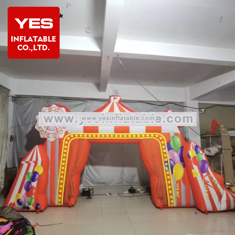 Customized Carnival Inflatable Entrance inflatable circus stage